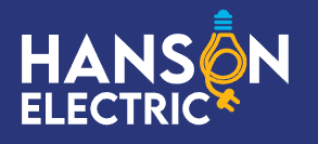 The logo for hanson electric